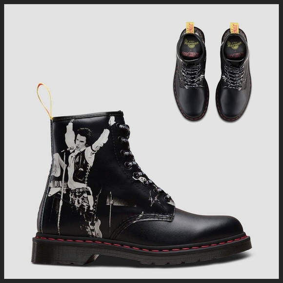 Dr. Martens Sex Pistols Vicious Size USL 10 USM9 UK8 EU42  Pre-owned - Picture 5 of 15